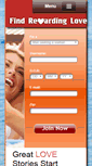 Mobile Screenshot of findrewardinglove.com